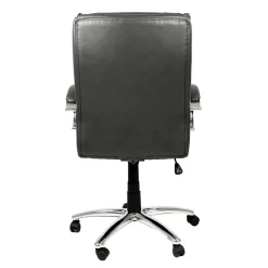 Office Chefsessel in Dunkelgrau & Chrom - Lajara