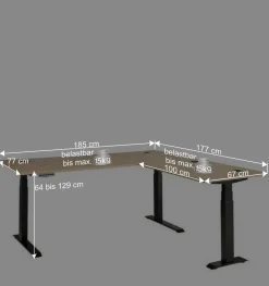 Officemöbel Komplettset modern - Kuetra (achtteilig)