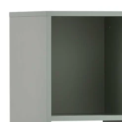 Officeregal mit vier Fächern in Graugrün - Neasa