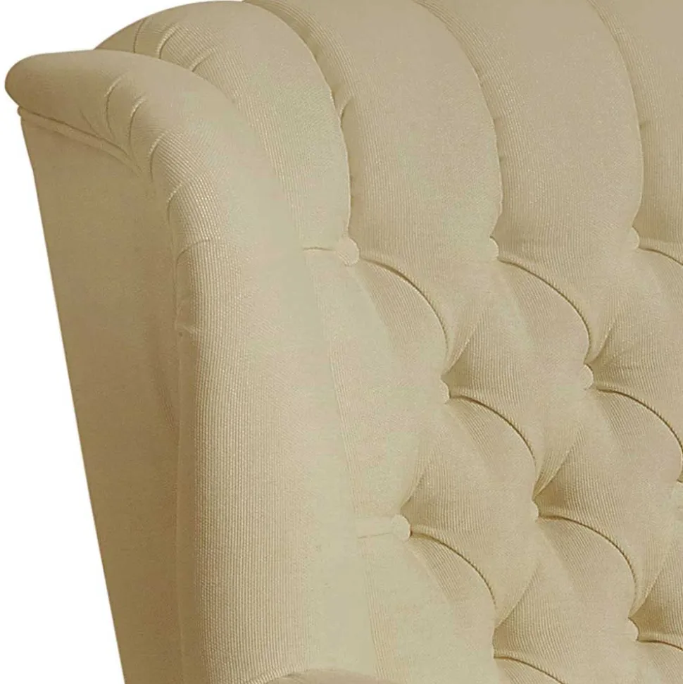 Ohrenbackensessel im Chesterfield Look - Horizonte