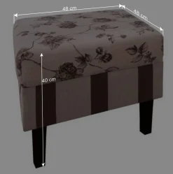 Ohrenbackensessel Prisma in Braun Beige