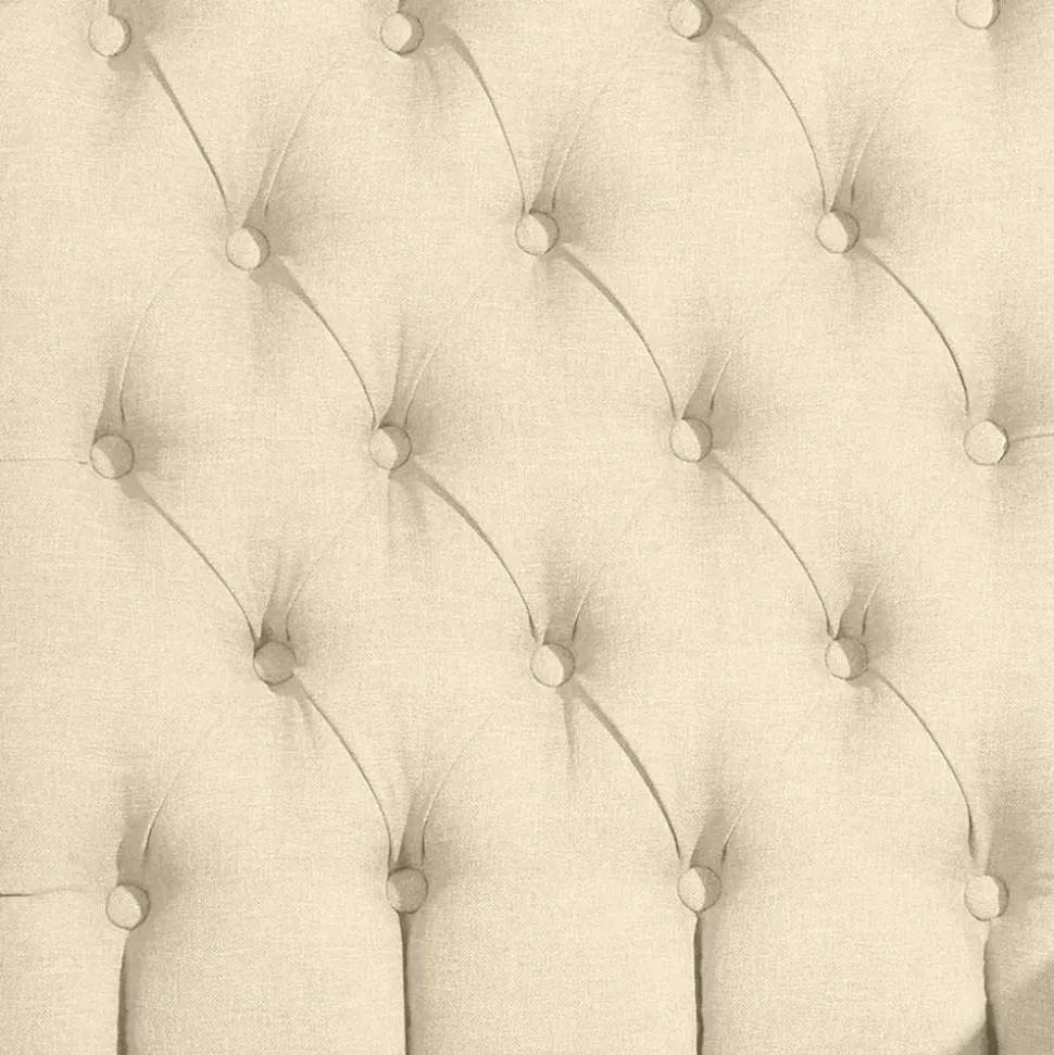 Ohrensessel in Beige und Nussbaum - Fakt