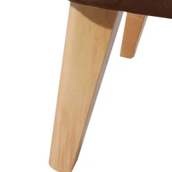 Ohrensessel in Braun und Buche Natur - Emirello