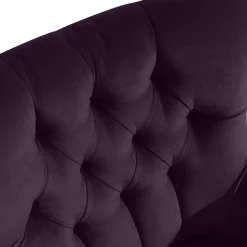 Ohrensessel in Dunkellila Samtvelours - Nordico