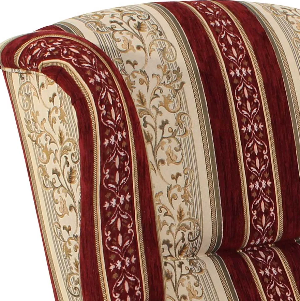 Ohrensessel mit Streifen und Ornamenten - Basento