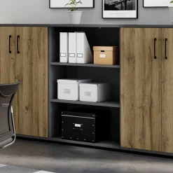 Ordnerregal mit drei Fächern - Disgano