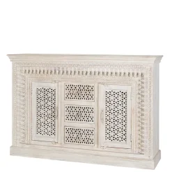 Orient Style Anrichte aus Mangoholz White Wash - Capo