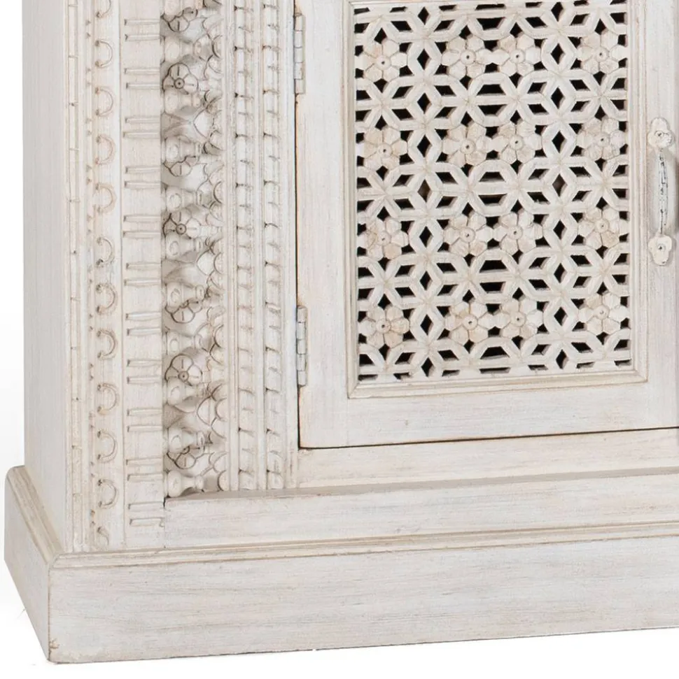 Orient Style Sideboard aus Mangoholz White Wash - Capo