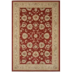 Orient Teppich in Dunkelrot und Beige - Malaya