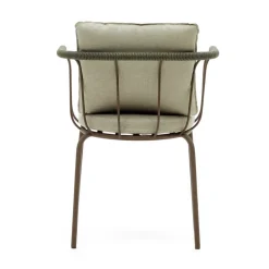 Outdoor Armlehnstühle in Braun - Ragusca (4er Set)