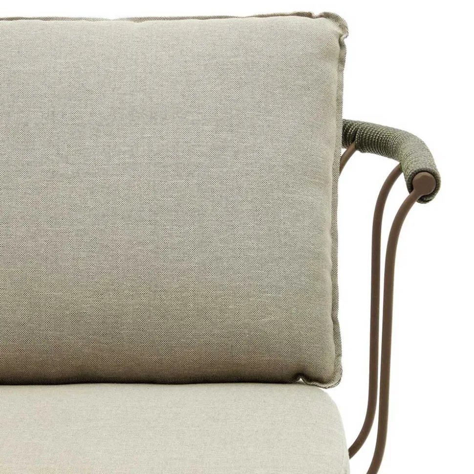 Outdoor Armlehnstühle in Braun - Ragusca (4er Set)