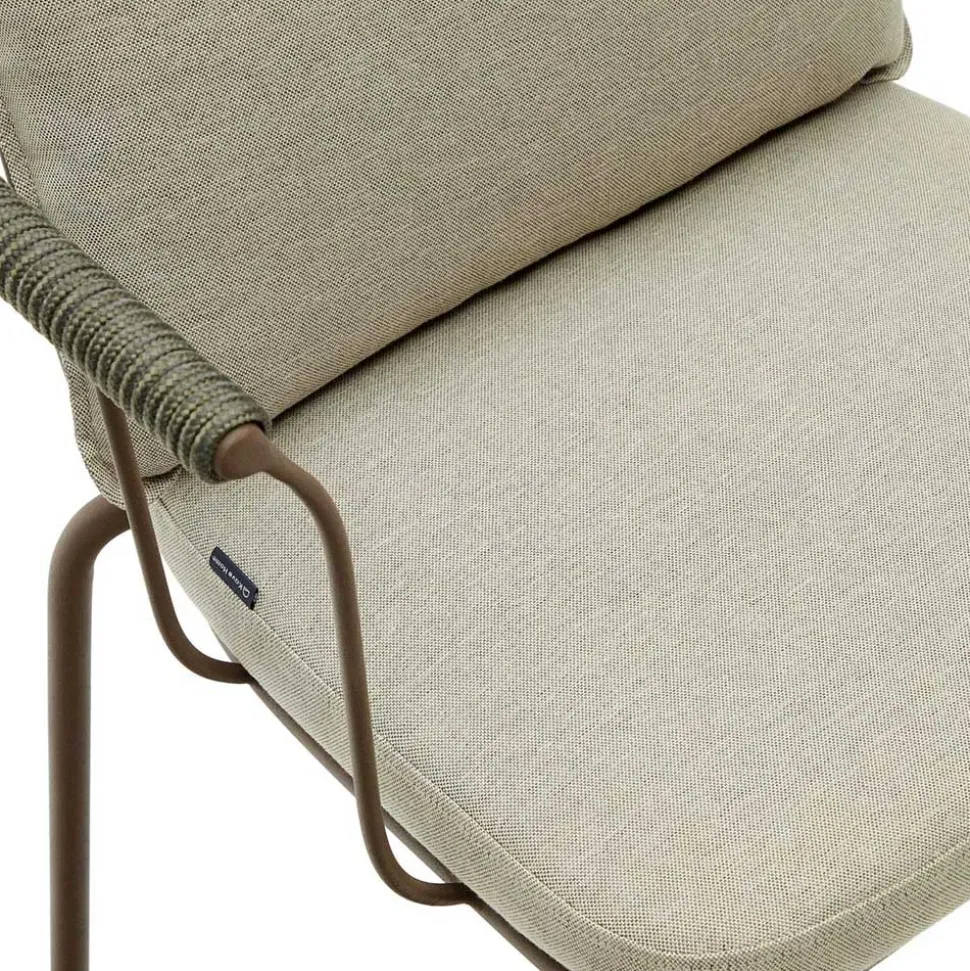 Outdoor Armlehnstühle in Braun - Ragusca (4er Set)