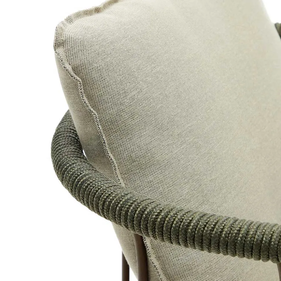 Outdoor Armlehnstühle in Braun - Ragusca (4er Set)