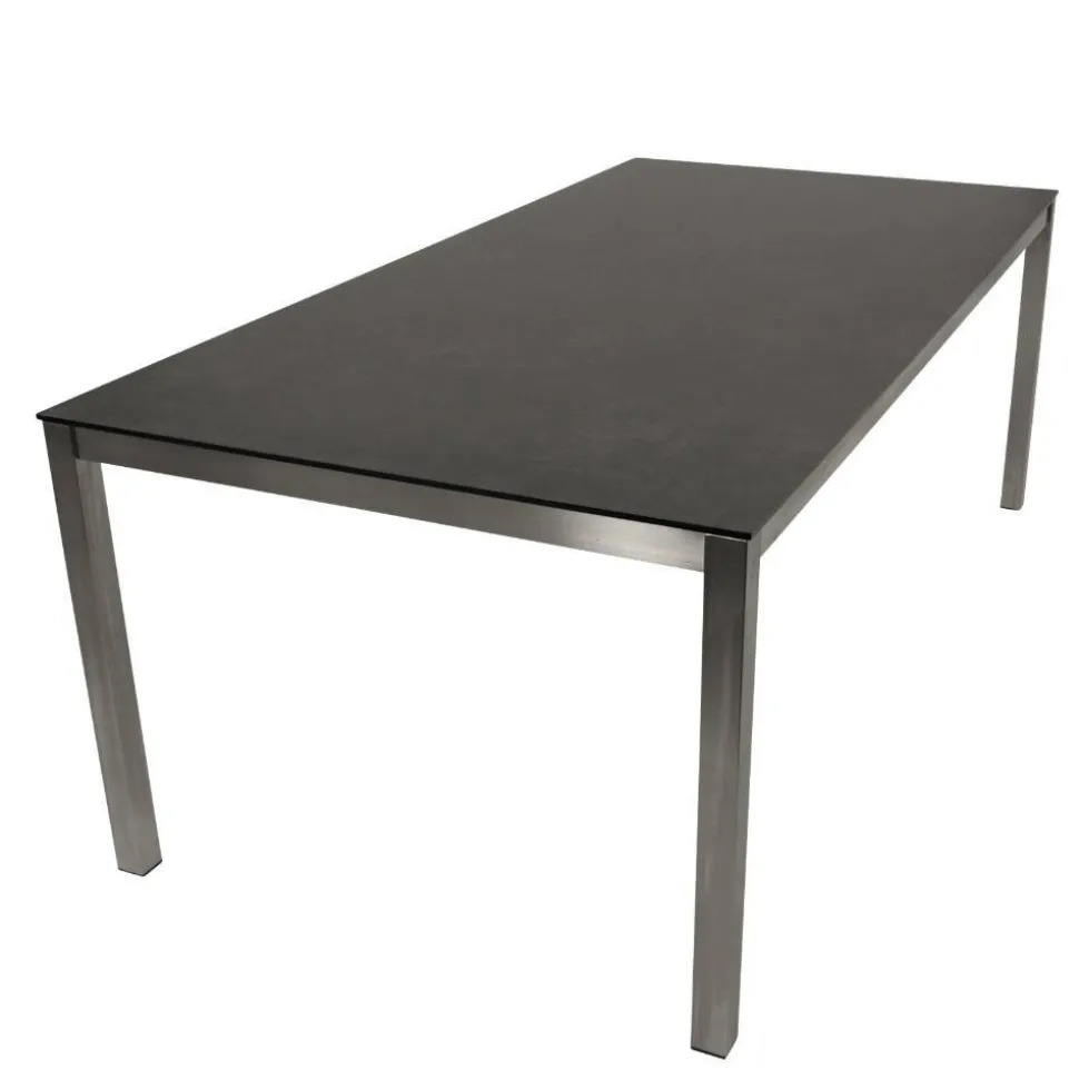 Outdoor Glastisch in Keramikoptik - Hitma