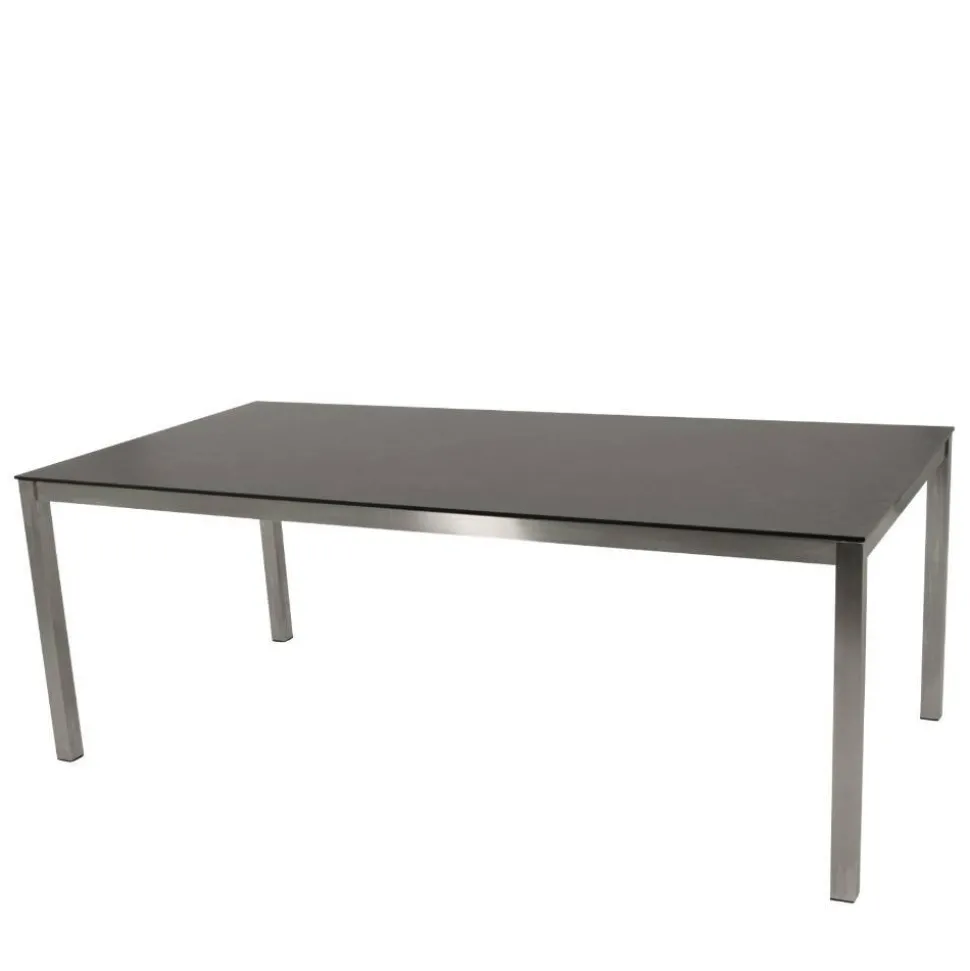 Outdoor Glastisch in Keramikoptik - Hitma