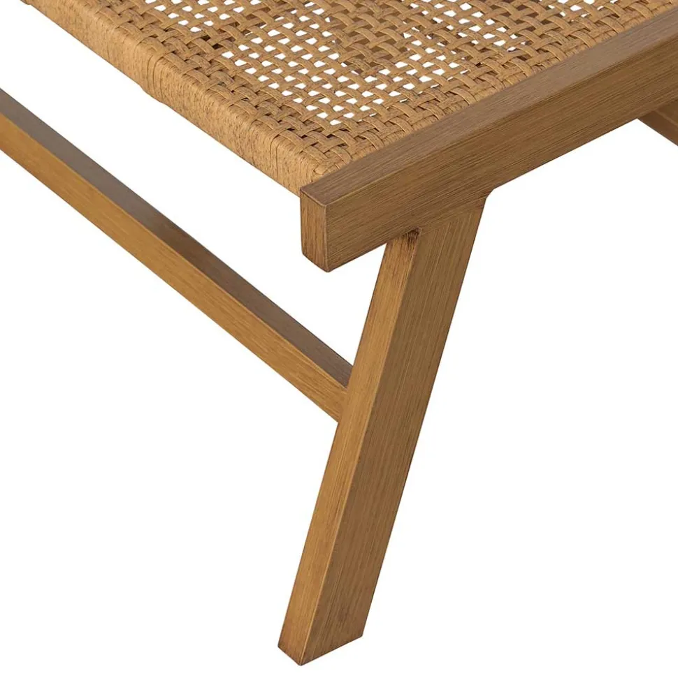 Outdoor Hocker aus Geflecht Kunstrattan - Abajo (2er Set)