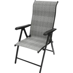 Outdoor Klappsessel in Grau und Schwarz - Troketta