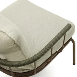 Outdoor Sessel aus braunem Metall - Ragusca (2er Set)