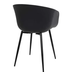 Outdoor Sitzgruppe mit Schalenstühlen - Biniamo (siebenteilig)