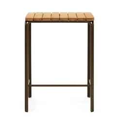 Outdoor Stehtisch aus braunem Metall - Ragusca