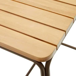 Outdoor Stehtisch aus braunem Metall - Ragusca