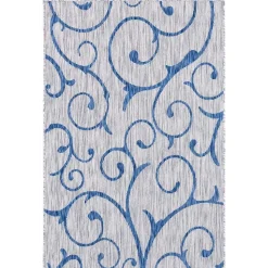 Outdoor Webteppich aus PP mit Ornamentmotiv - Elsaro