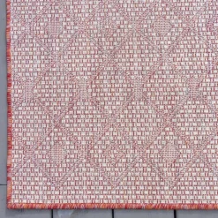 Outdoorteppich mit geometrischem Rauten Muster - Mirror