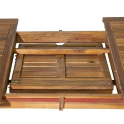 Ovale Gartentisch Gruppe für vier Personen - Nevuz (fünfteilig)