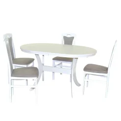 Ovale Sitzgruppe klassisch - Langos (fünfteilig)