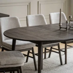 Ovaler Ausziehtisch in Eiche Dunkel - Relencia