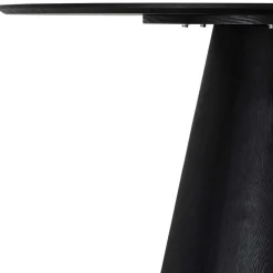 Ovaler Esszimmertisch in Schwarz Eiche - Vuschea