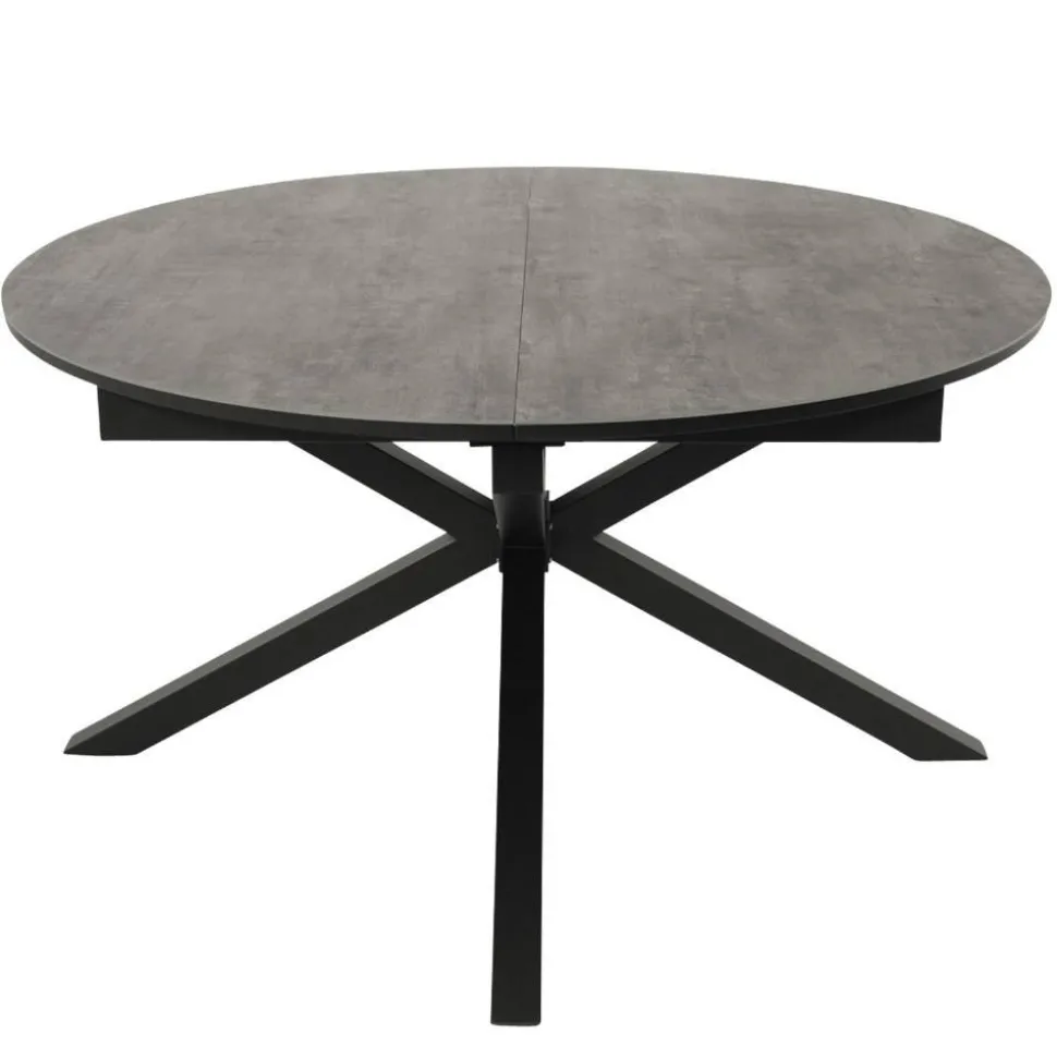 Ovaler Outdoor Ausziehtisch mit Spider Gestell - Petrol