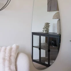 Ovaler Wandspiegel ohne Rahmen - Lantikia