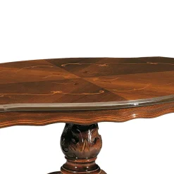 Ovaler Wohnzimmertisch Magari in Nussbaum Braun