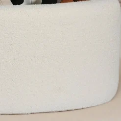 Ovaler XL Hocker mit Stauraum-Truhe - Barracin