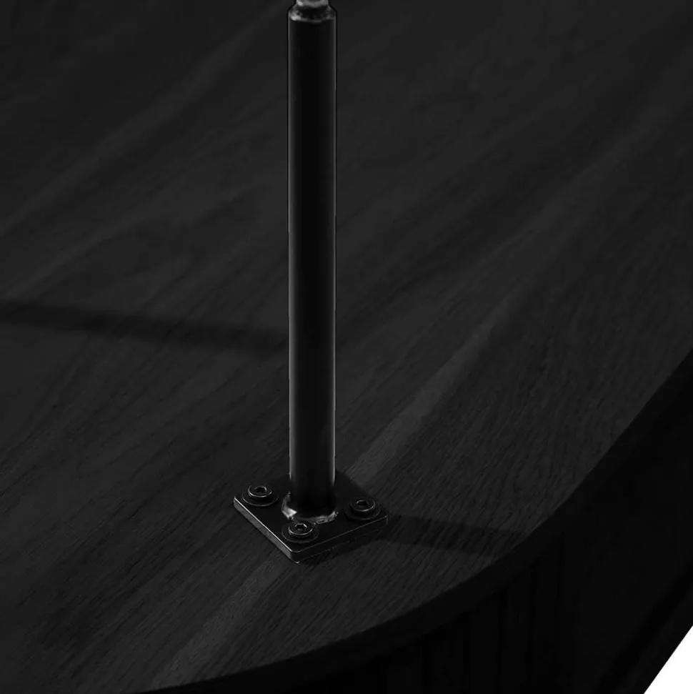 Ovales Highboard mit Schiebetüren - Venutura