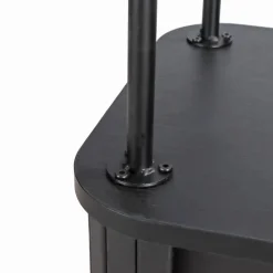 Ovales Schiebetüren-Highboard im Retro Design - Lurymav