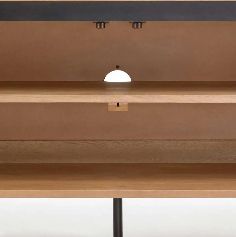 Ovales TV Board 200x55x43 cm - Ilvenda