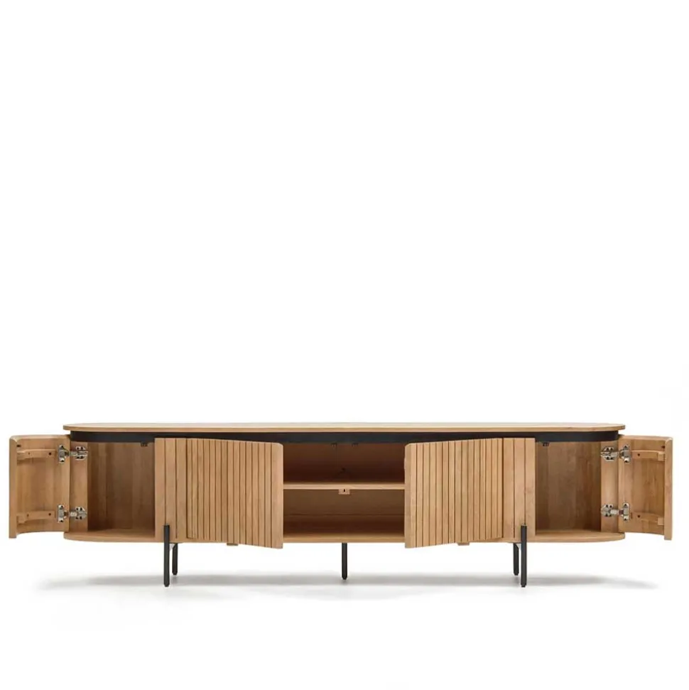 Ovales TV Board 200x55x43 cm - Ilvenda