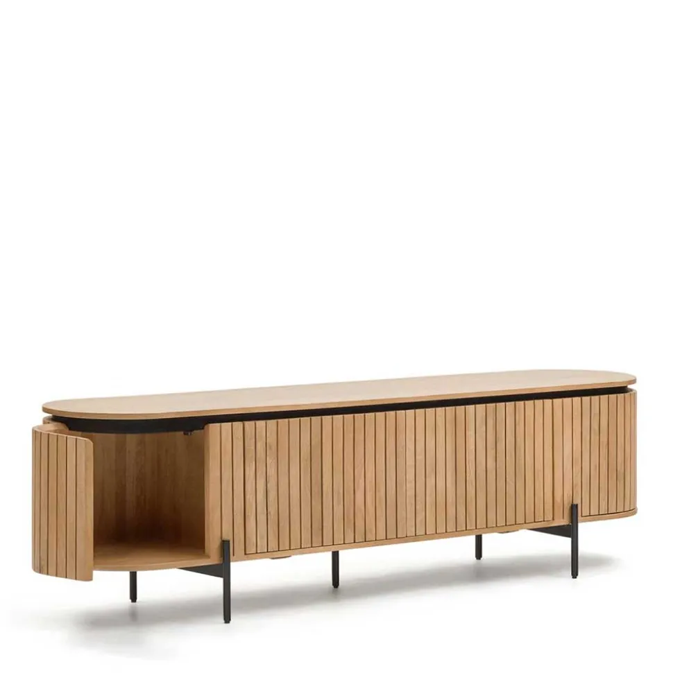 Ovales TV Board 200x55x43 cm - Ilvenda