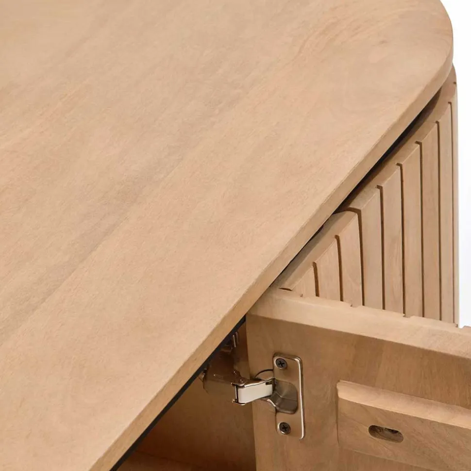 Ovales TV Board 200x55x43 cm - Ilvenda