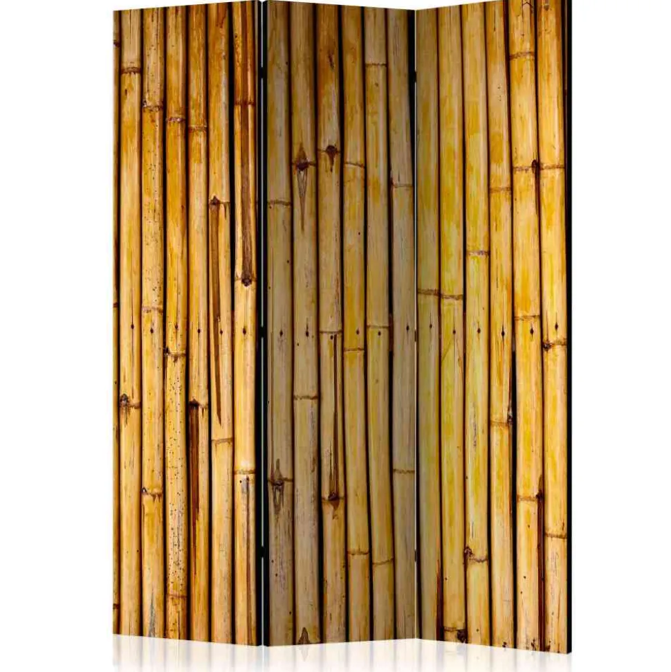 Paravent Foto Trennwand Bambus Rohr - Catjana