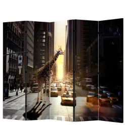 Paravent Giraffe in New York Fotokunst - Lisdonna