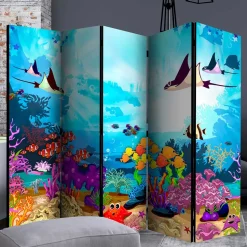 Paravent mit Comic Motiv Unterwasserwelt - Harriss