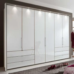 Passepartout Kleiderschrank mit LED Beleuchtung - Tumiva