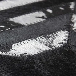 Patchwork Teppich aus Fell handgefertigt - Gela