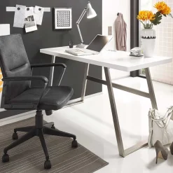 PC Schreibtisch Joera in Weiß