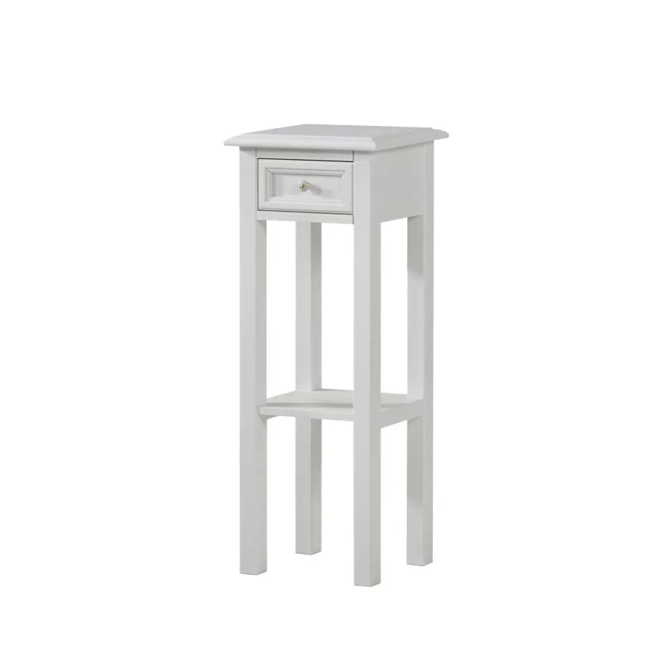 Pflanzensäule Rojan in Weiß