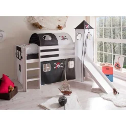 Piratenbett Barbossa in Weiß