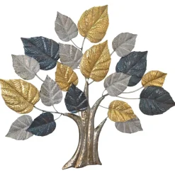 Plastisches Wandbild Baum aus Metall - Laura